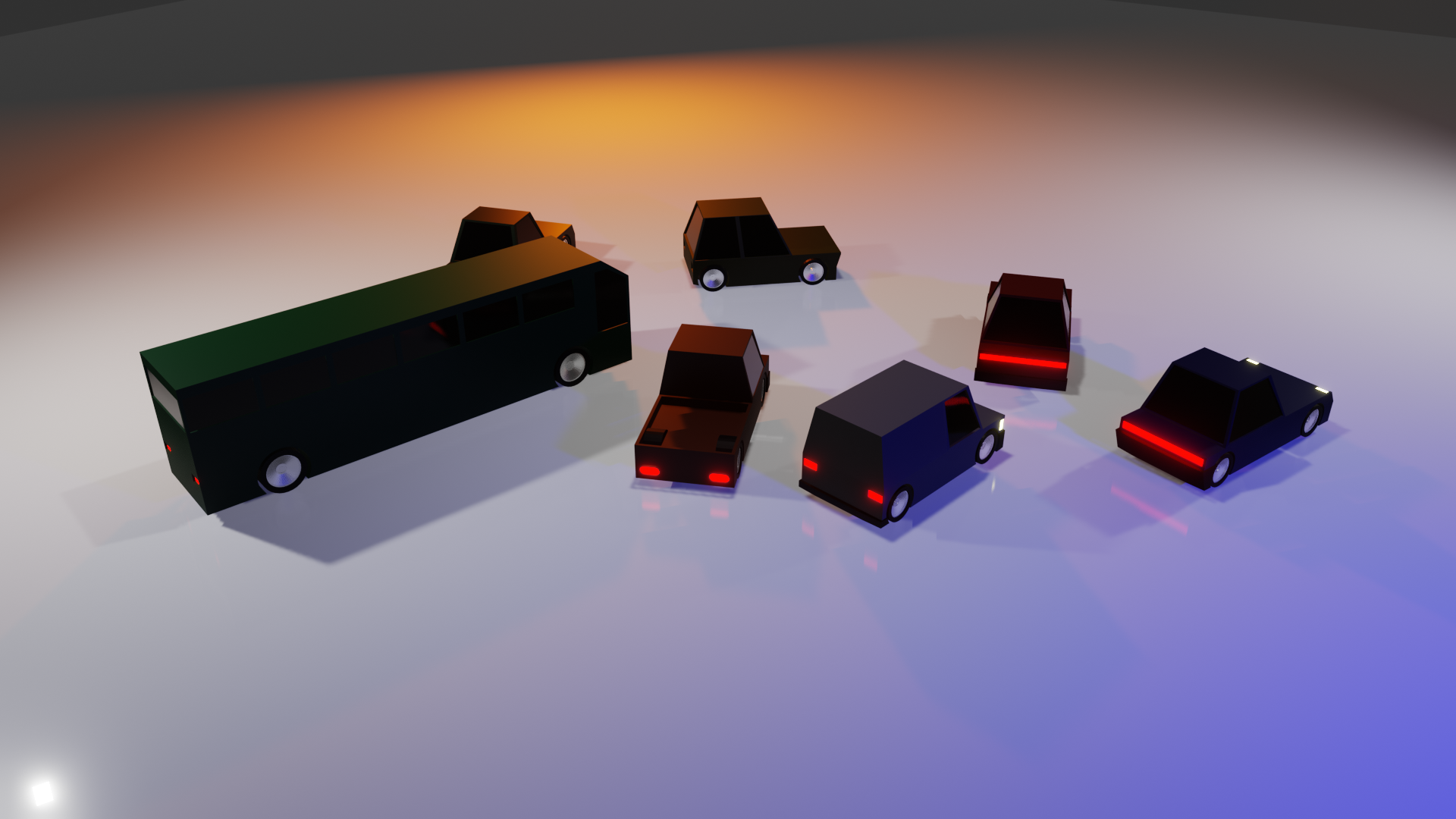 Low Poly Car Pack preview image 3